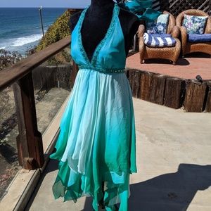 BGBG green ombre dress